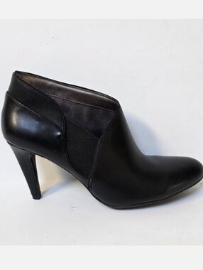 Adrienne Vittiadini Black Women's Heeled Ankle Boots Size 8.5 NWOT